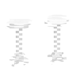 Brezza 2556 Yuvarlak Masa Ø80 Cm Beyaz küçük görsel