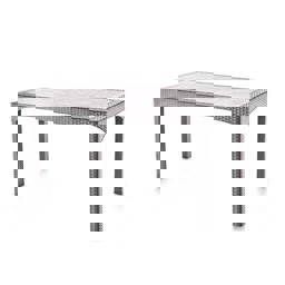 Brezza 2587 Rattan Masa 90x150x76 Cm Çöl Grisi küçük görsel