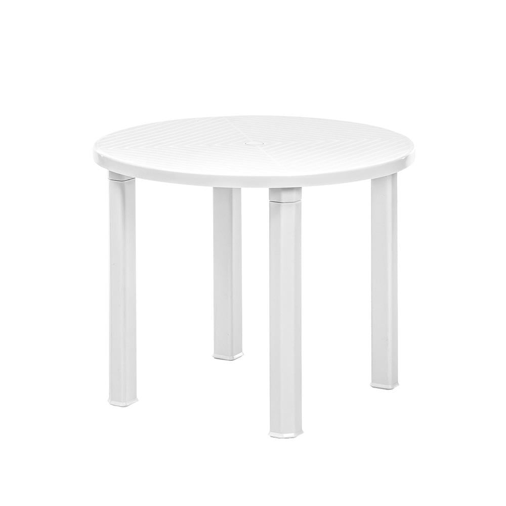 Brezza 2550 Yuvarlak Masa Ø90 Cm Beyaz görseli
