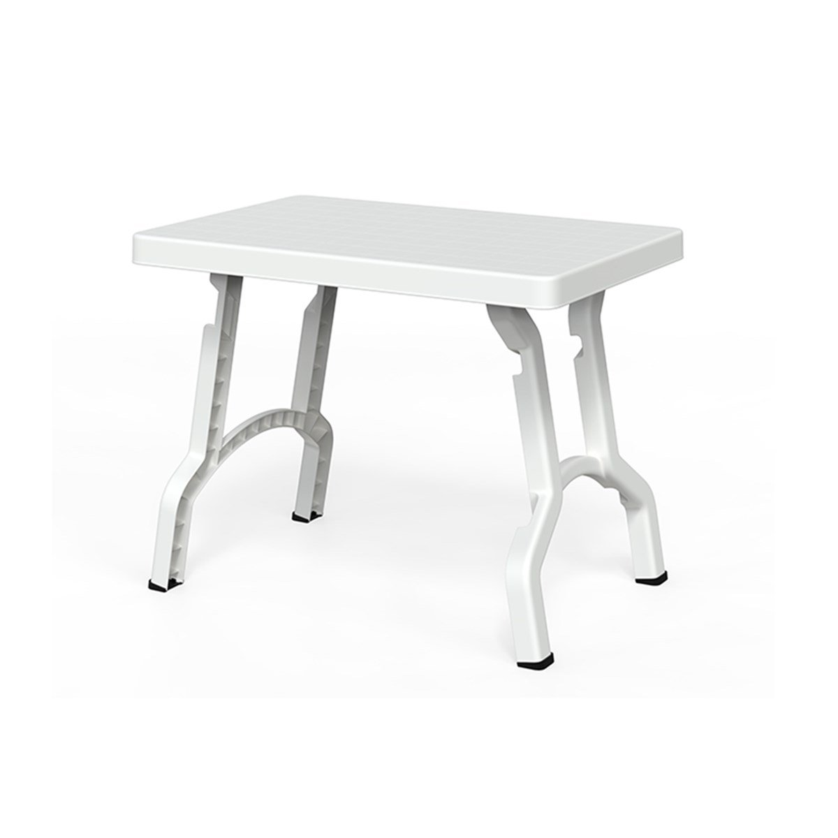 Brezza 2591 Mini Katlanır Masa 72x48x57 Cm Beyaz görseli