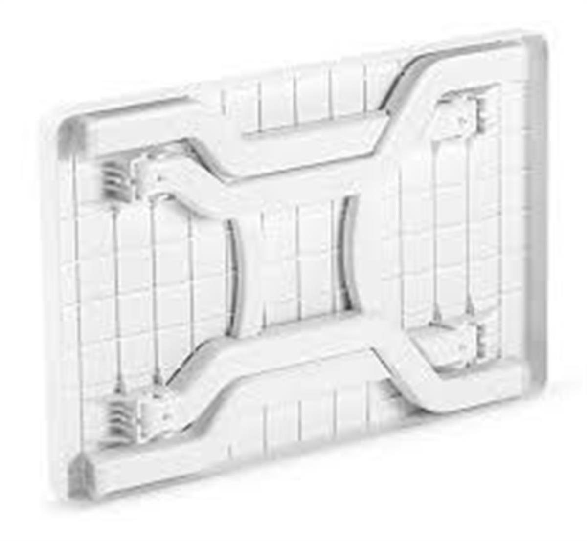 Brezza 2591 Mini Katlanır Masa 72x48x57 Cm Beyaz küçük görsel