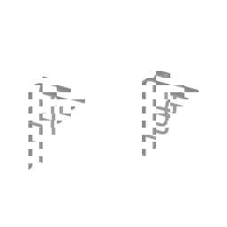 Menderes Raf Altı 25X25 Gümüş küçük görsel