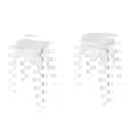 Brezza 2590 Hasır Sehpa 43x52x60 Cm Beyaz küçük görsel