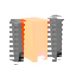 Şenyayla Slim Pedallı Çöp Kovası Turuncu 60 Lt 4284 küçük görsel