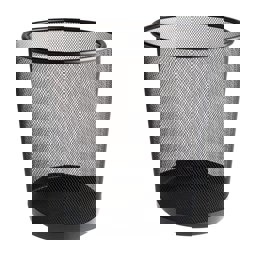 Bigpoint Metal Perfore Çöp Kovası Büyük Siyah küçük görsel