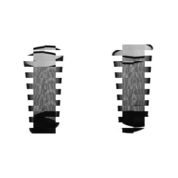 Efor Ofis Tipi Fileli Çöp Kovası Siyah küçük görsel