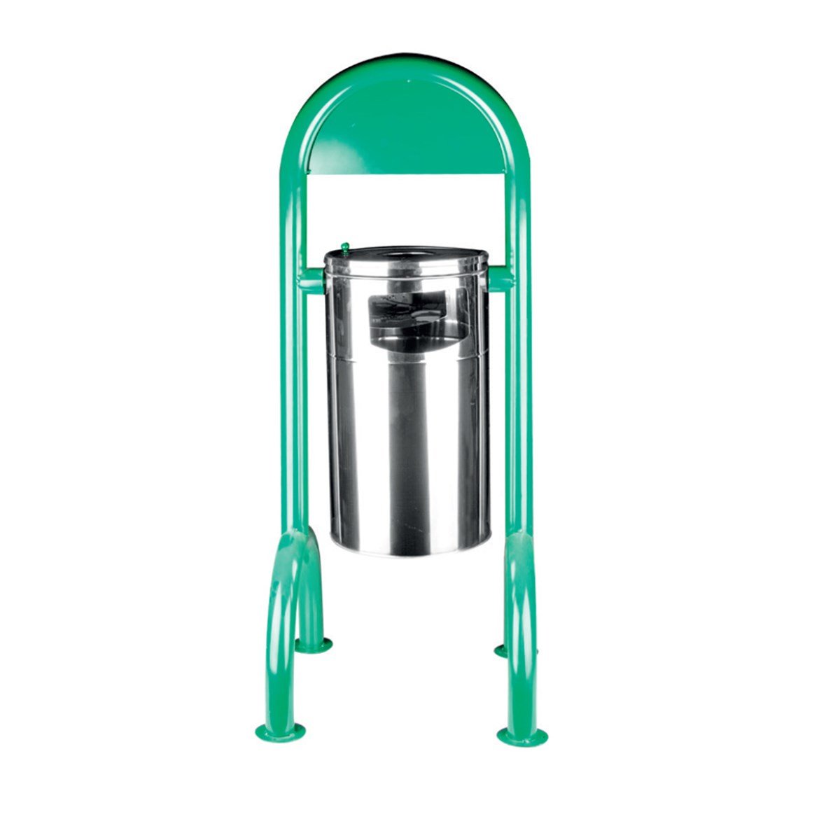 Maxiflow Şapkalı Paslanmaz Boyalı Küllük 27287 görseli