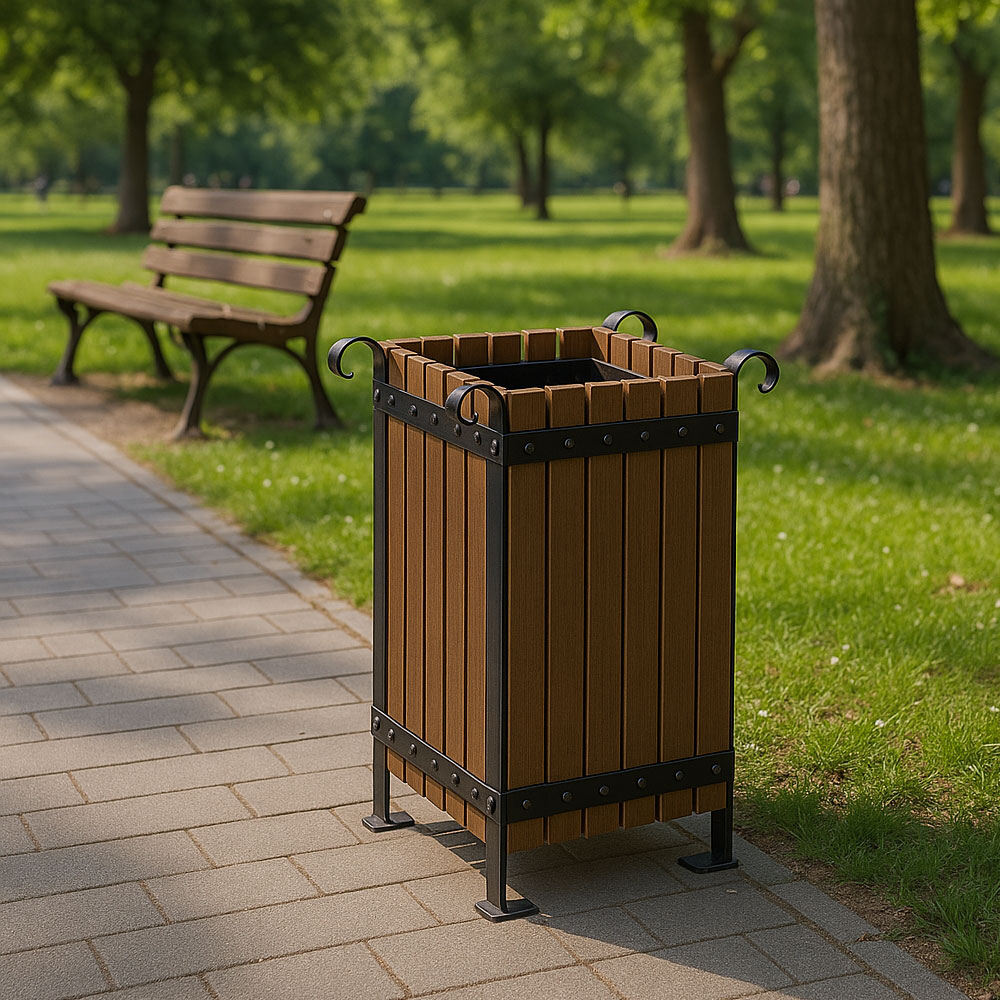 Maxiflow Kare Ağaç Tipi Çöp Kovası 34411 küçük görsel