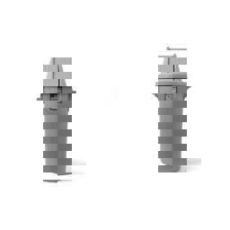 A Form 90 Lt Büfe Tipi Çöp Kovası Gri Bck 101 küçük görsel