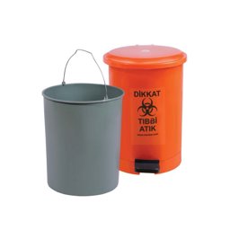 Nemkar Tıbbi Atık Kova Pedallı TAK-1140 40 Lt küçük görsel