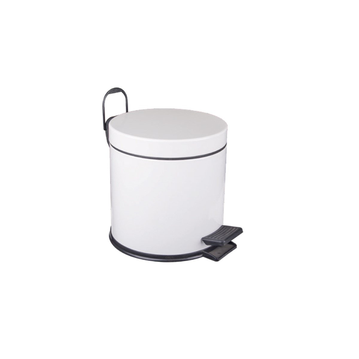 Maxiflow Standart Çöp Kovası Boyalı Beyaz 8 Lt 19855 görseli