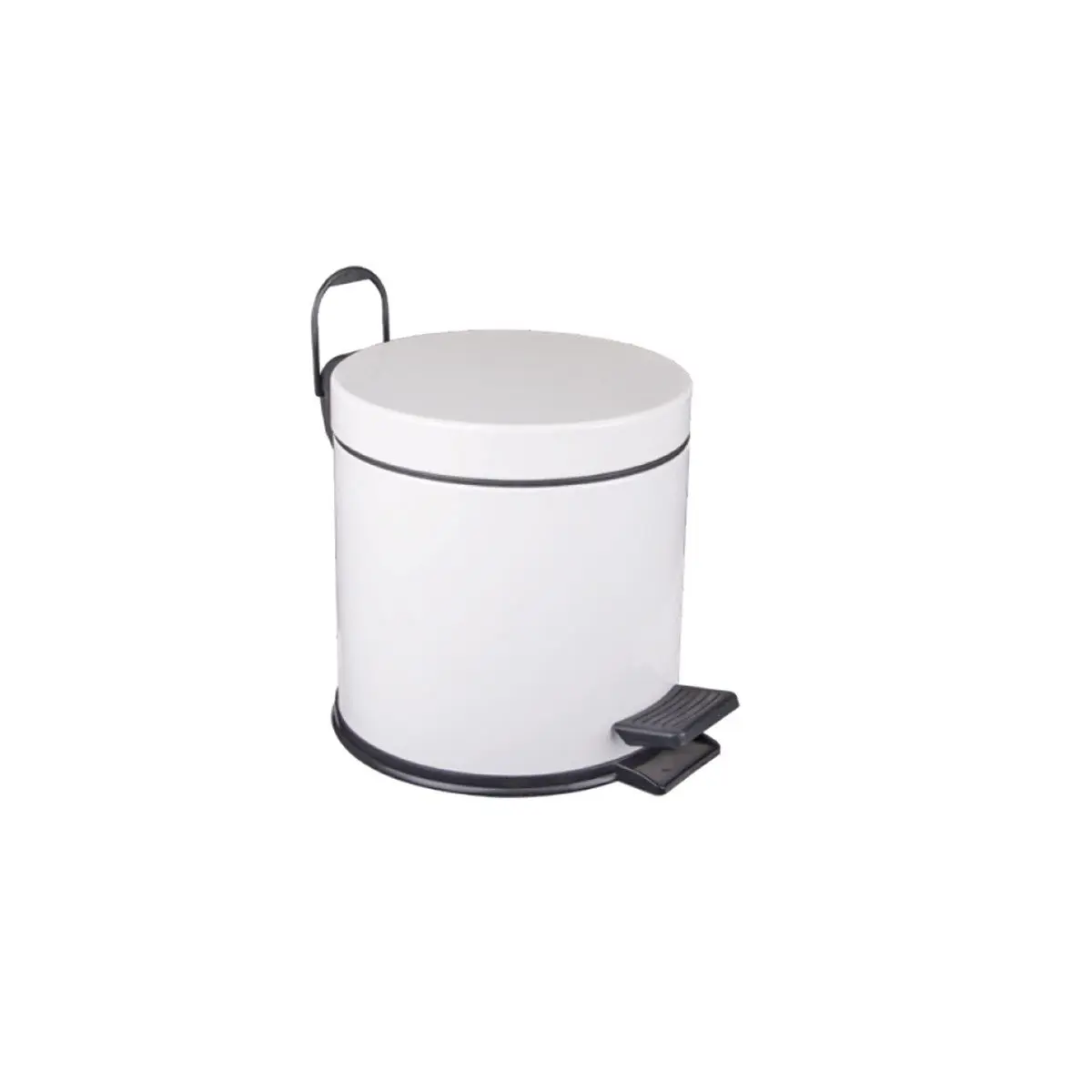 Maxiflow Standart Çöp Kovası Boyalı Beyaz 8 Lt 19855 görseli