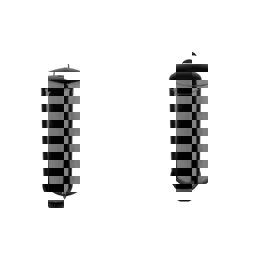 Maxiflow Pedallı Bombe Kapak Çöp Kovası Boyalı Siyah 8 Lt 30834 küçük görsel