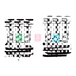 Maxiflow Geri Dönüşüm Atık Kovası Çemberli Kapak 3'Lü Ss430 18253 küçük görsel