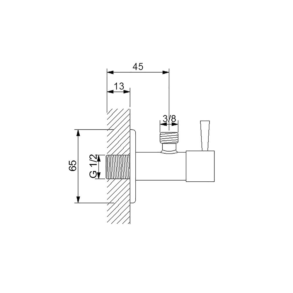 Newarc Minart Ara Musluk Siyah 191131B küçük görsel