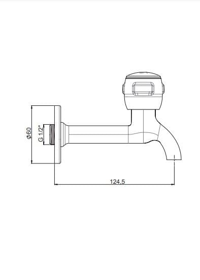 GPD Rios Uzun Musluk Krom Ums30 küçük görsel