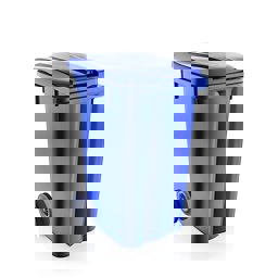 Şenyayla 240 Lt Tekerlekli Çöp Konteyneri Mavi 6510 küçük görsel