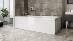 Aquanil Elfi Düz Mini Küvet Beyaz 80x120cm görseli