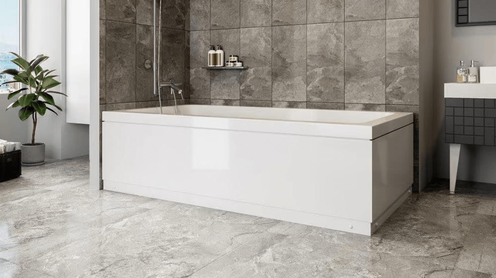 Aquanil Elfi Düz Mini Küvet Beyaz 80x120cm küçük görsel