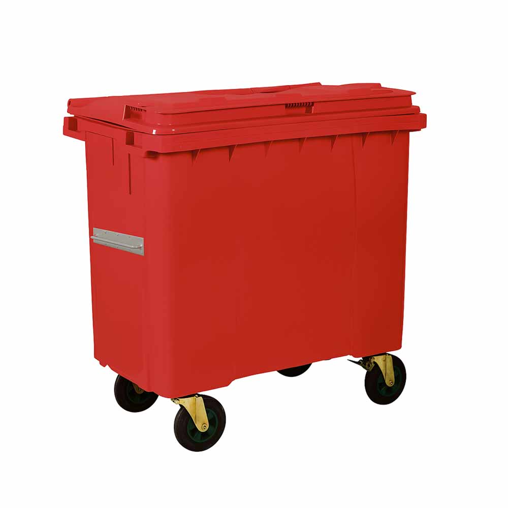 Kayaplas Çöp Konteyneri 770 Lt Kırmızı görseli