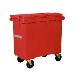 Kayaplas Çöp Konteyneri 770 Lt Kırmızı küçük görsel