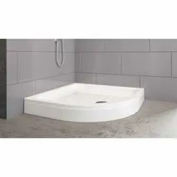 Aquanil Kaiser Panelli Oval Duş Teknesi Beyaz 90X90Cm görseli