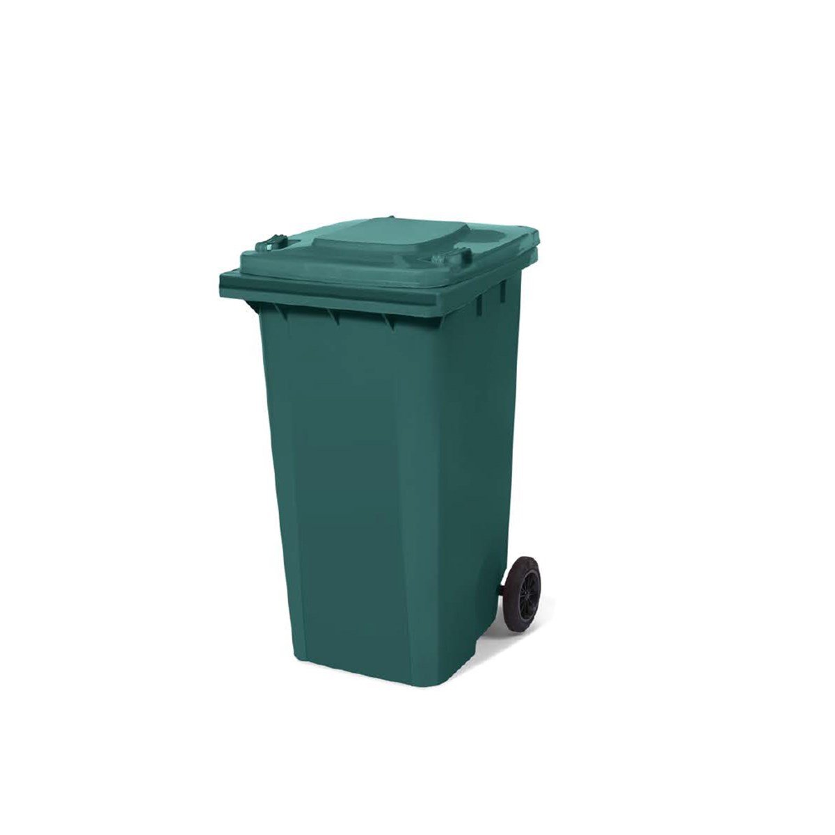 240 Lt Tekerlekli Çöp Konteyner Yeşil Ctk-3001 görseli