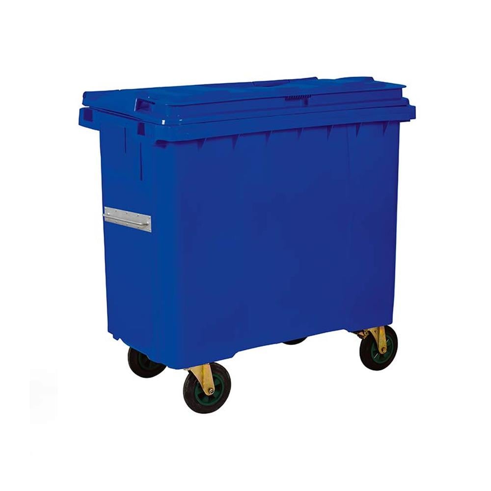 660 Lt Tekerlekli Çöp Konteyner Mavi CTK-6601 görseli