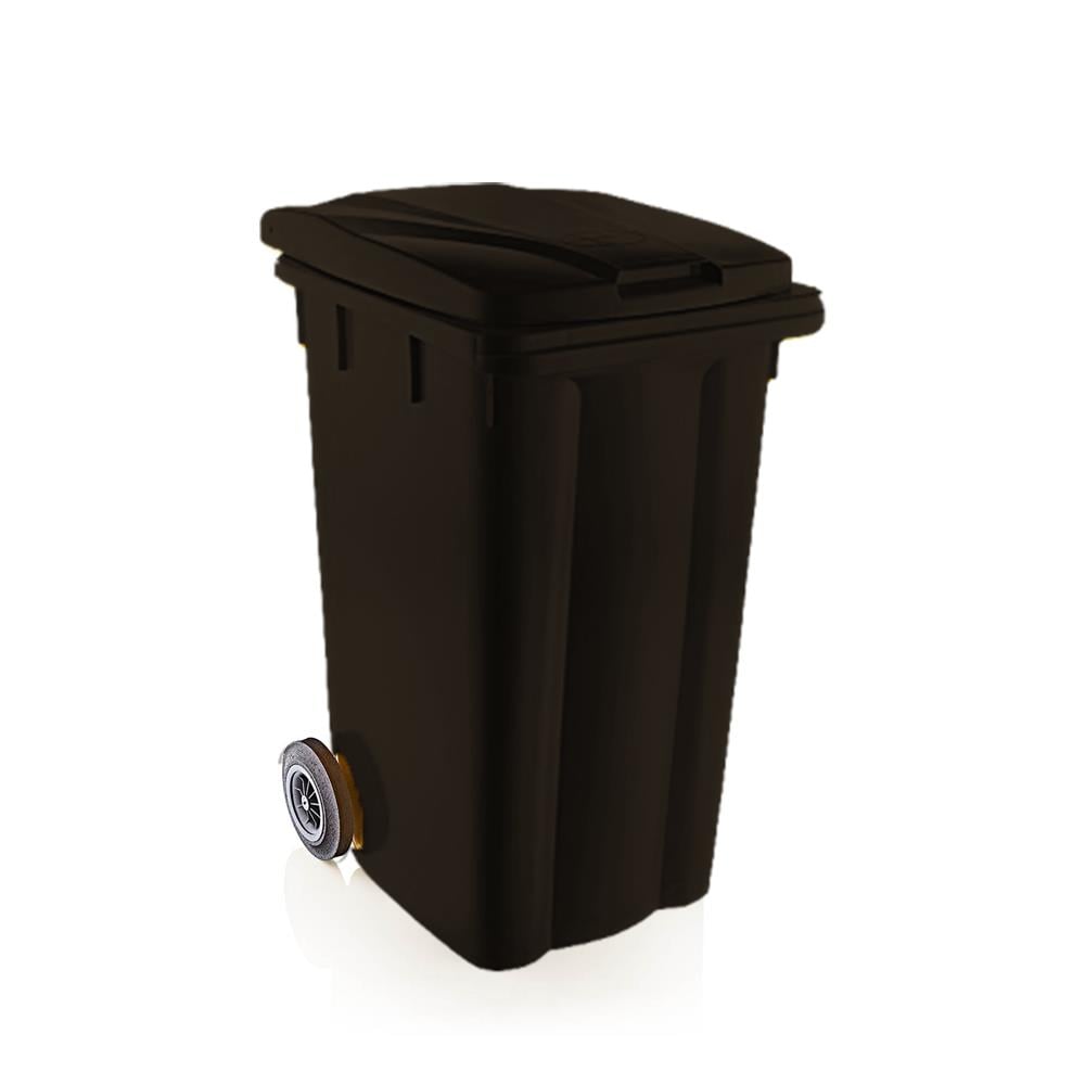 Şenyayla 240 Lt Tekerlekli Çöp Konteyneri Siyah 6510 görseli