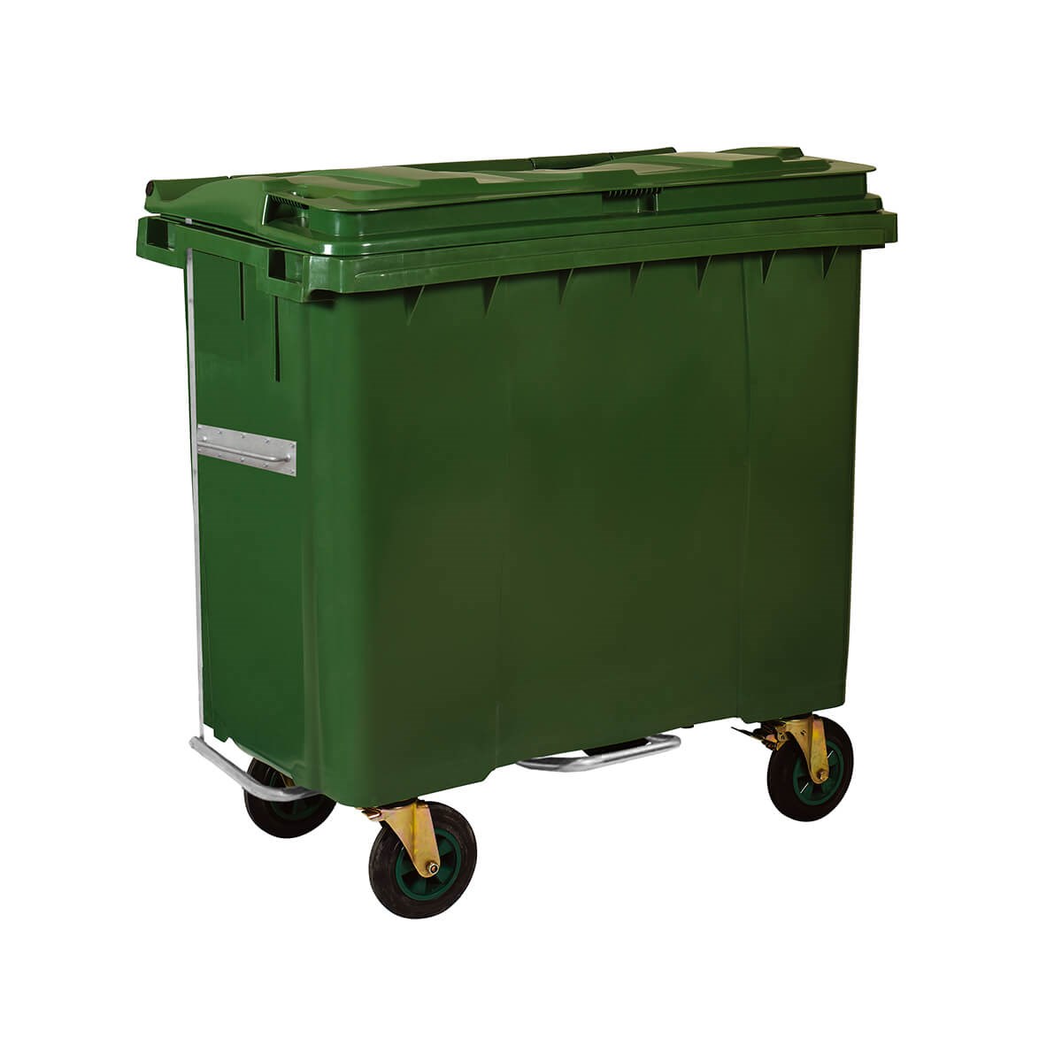 Kayaplas Çöp Konteyneri 770 Lt Pedallı Yeşil görseli