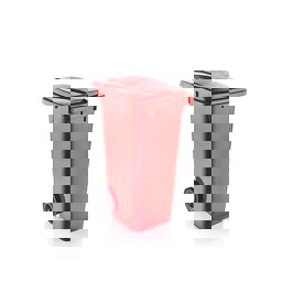 Şenyayla 120 Lt Tekerlekli Çöp Konteyneri Kırmızı 6505 küçük görsel