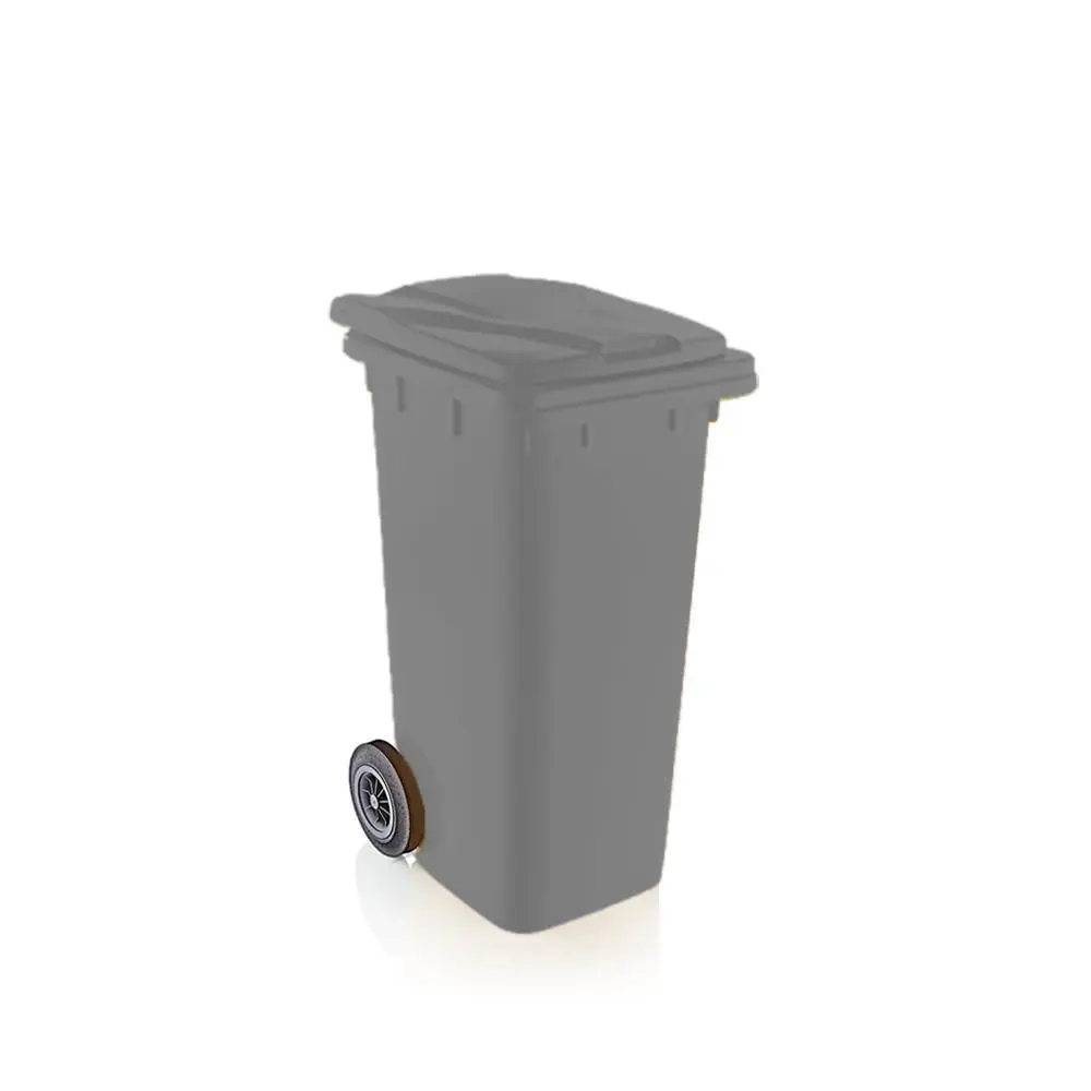 Şenyayla 120 Lt Tekerlekli Çöp Konteyneri Gri 6505 görseli