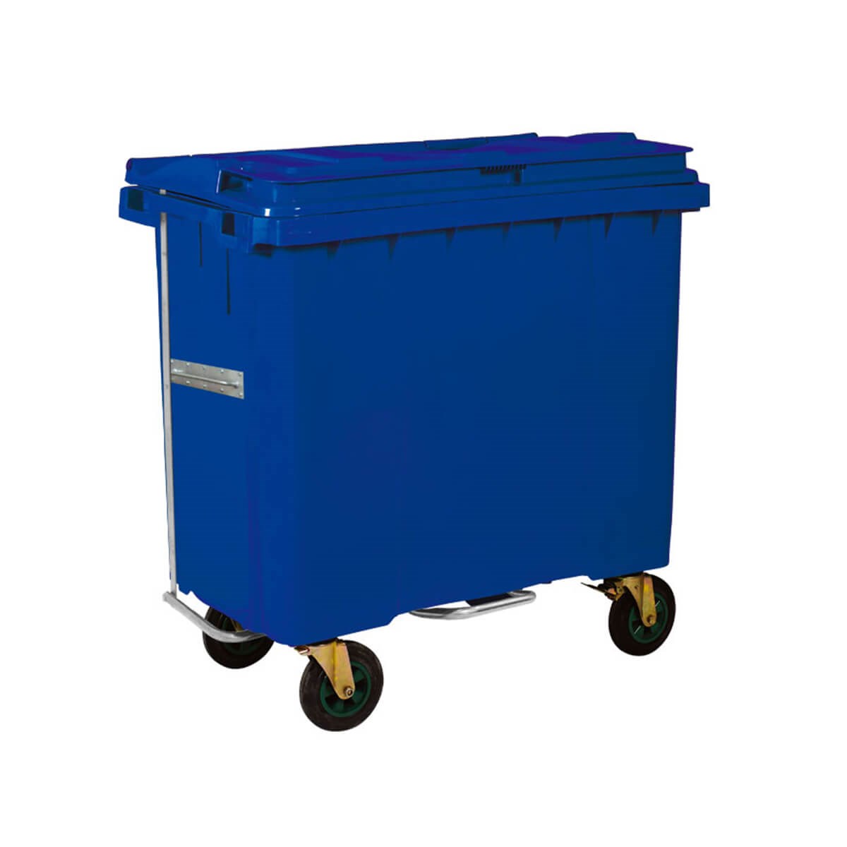 Kayaplas Çöp Konteyneri 770 Lt Pedallı Mavi görseli