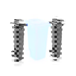 Şenyayla 120 Lt Tekerlekli Çöp Konteyneri Mavi 6505 küçük görsel