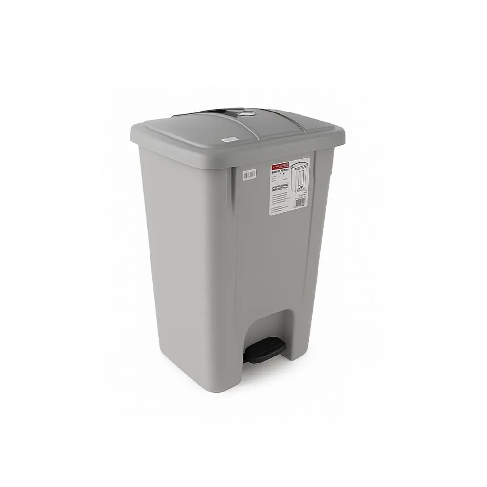 Şenyayla 4260 Pedallı Çöp Kovası 65 Lt Gri görseli