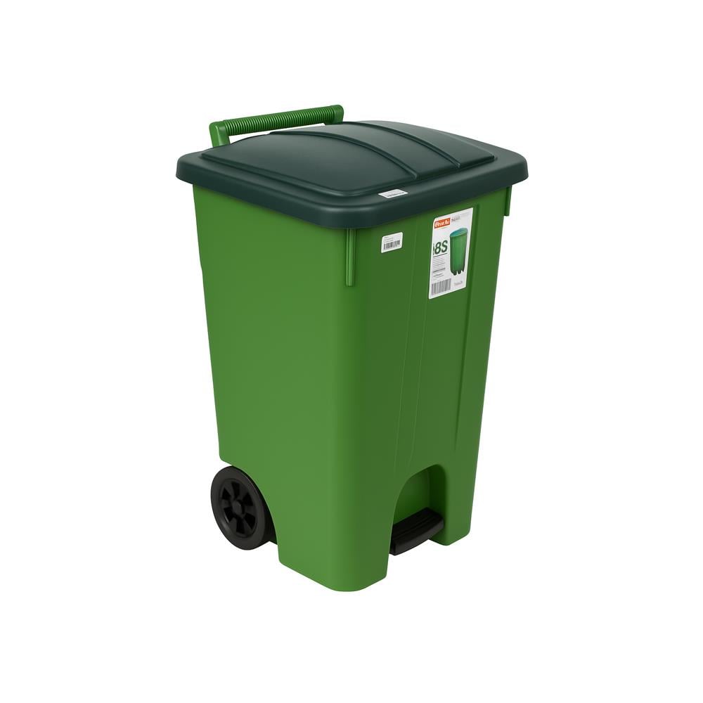 Şenyayla 4265 Tekerlekli Pedallı Çöp Kovası 85 Lt Yeşil görseli
