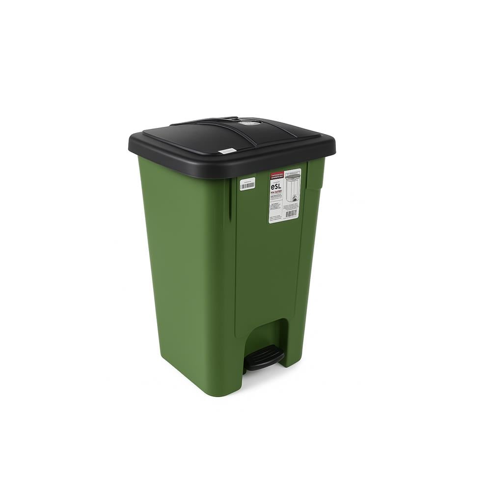 Şenyayla 4260 Pedallı Çöp Kovası 65 Lt Yeşil görseli