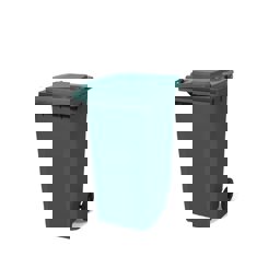 80 Lt Tekerlekli Çöp Konteyner Yeşil CTK-2001 küçük görsel