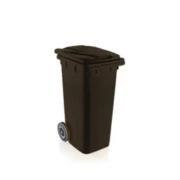 Şenyayla 120 Lt Tekerlekli Çöp Konteyneri Siyah 6505 küçük görsel