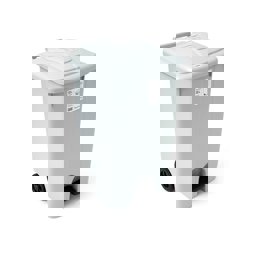 Şenyayla 4265 Tekerlekli Pedallı Çöp Kovası 85 Lt Gri küçük görsel