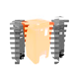 Şenyayla 4260 Pedallı Çöp Kovası 65 Lt Turuncu küçük görsel