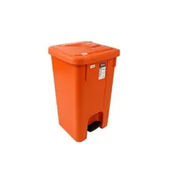 Şenyayla 4260 Pedallı Çöp Kovası 65 Lt Turuncu küçük görsel