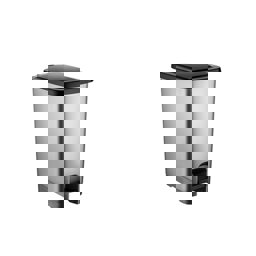 Şenyayla Slim Pedallı Çöp Kovası Gri 60 Lt 4284 küçük görsel