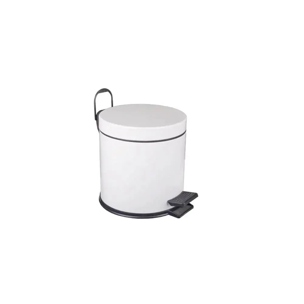 Maxiflow Standart Çöp Kovası Boyalı Beyaz 5 Lt 18204 (8'li Koli) görseli