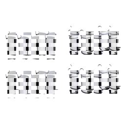 Maxiflow Mikro Pedallı Çöp Kovası 5 Lt Ss430 13212 (8li Koli) küçük görsel