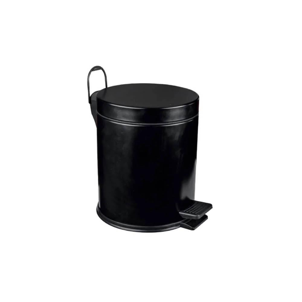 Maxiflow Standart Çöp Kovası Boyalı Siyah 5 Lt 18202 (8'li Koli) görseli