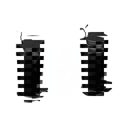 Maxiflow Standart Çöp Kovası Boyalı Siyah 5 Lt 18202 (8'li Koli) küçük görsel