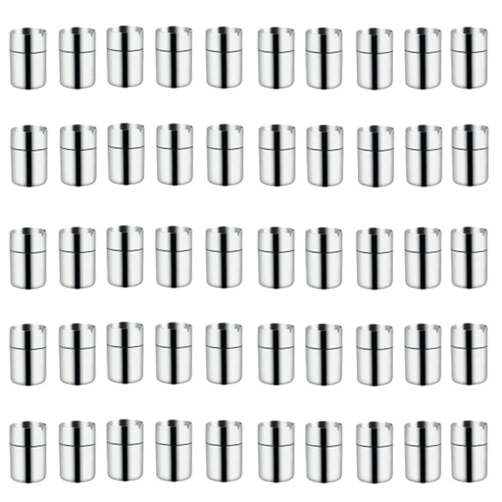 Maxiflow Paslanmaz Dekoratif Küllük 10cm Ss430 31410 (50'li Koli) küçük görsel