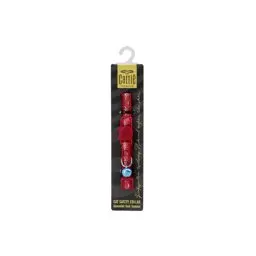Cattie Desenli Kedi Boyun Tasması Kırmızı 1x15-25Cm EKBTRED küçük görsel