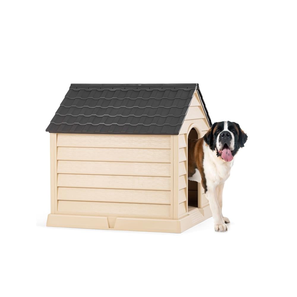 Şenyayla 5101 Büyük Köpek Kulübesi Bej/Kahve küçük görsel